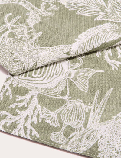 Foulard vert femme