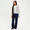 Gilet manches longues blanc femme