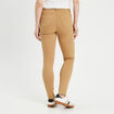 Jeans slim 5 poches camel femme