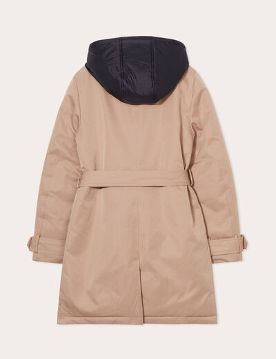 Trench Noir Manteau Trench Femme Printemps/Automne - Double Boutonnage - Coupe-Vent Classique - Taille S à XL Manteau Femme élégant