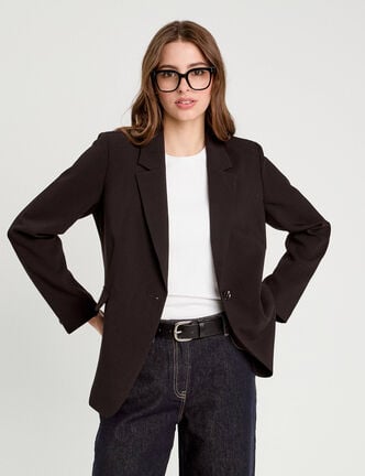Veste esprit blazer noir femme