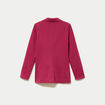 Veste blazer cintr&eacute;e rouge femme