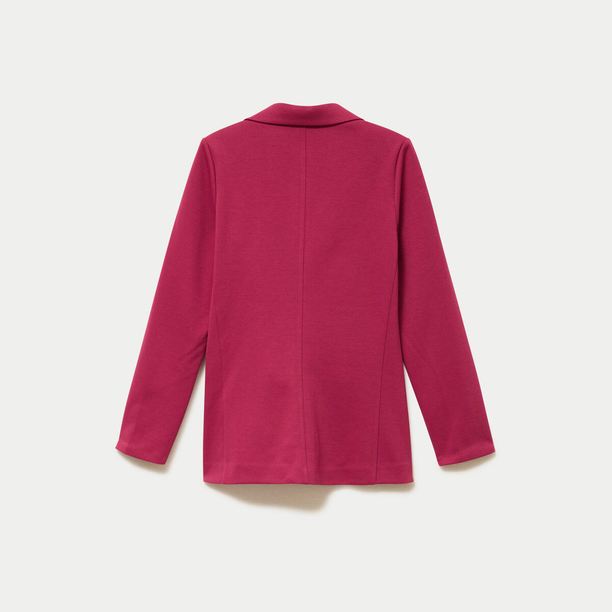 Veste blazer cintr&eacute;e rouge femme