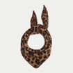 Foulard marron fonc&eacute; femme