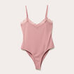 Body avec dentelle vieux rose femme