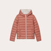 Doudoune réversible capuche blanc femme