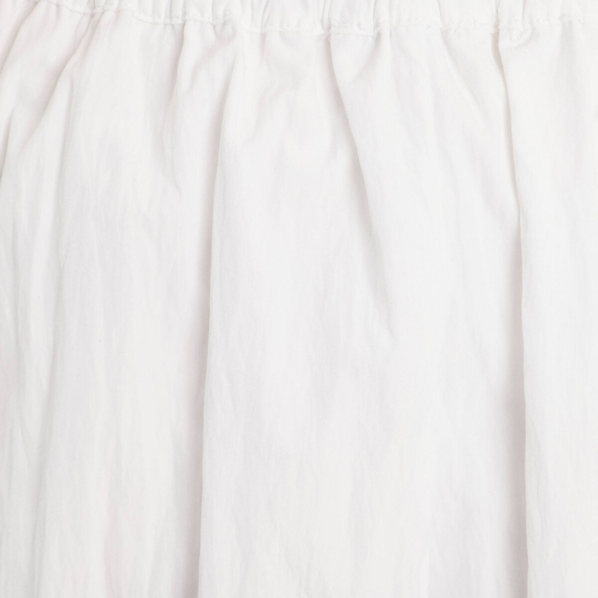 Jupe longue évasée blanc femme