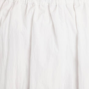 Jupe longue évasée blanc femme