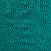 Robe pull droite col rond vert canard femme