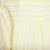 Blouse ample col tunisien manches 3/4 jaune femme