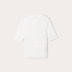 T-shirt manches courtes ecru femme