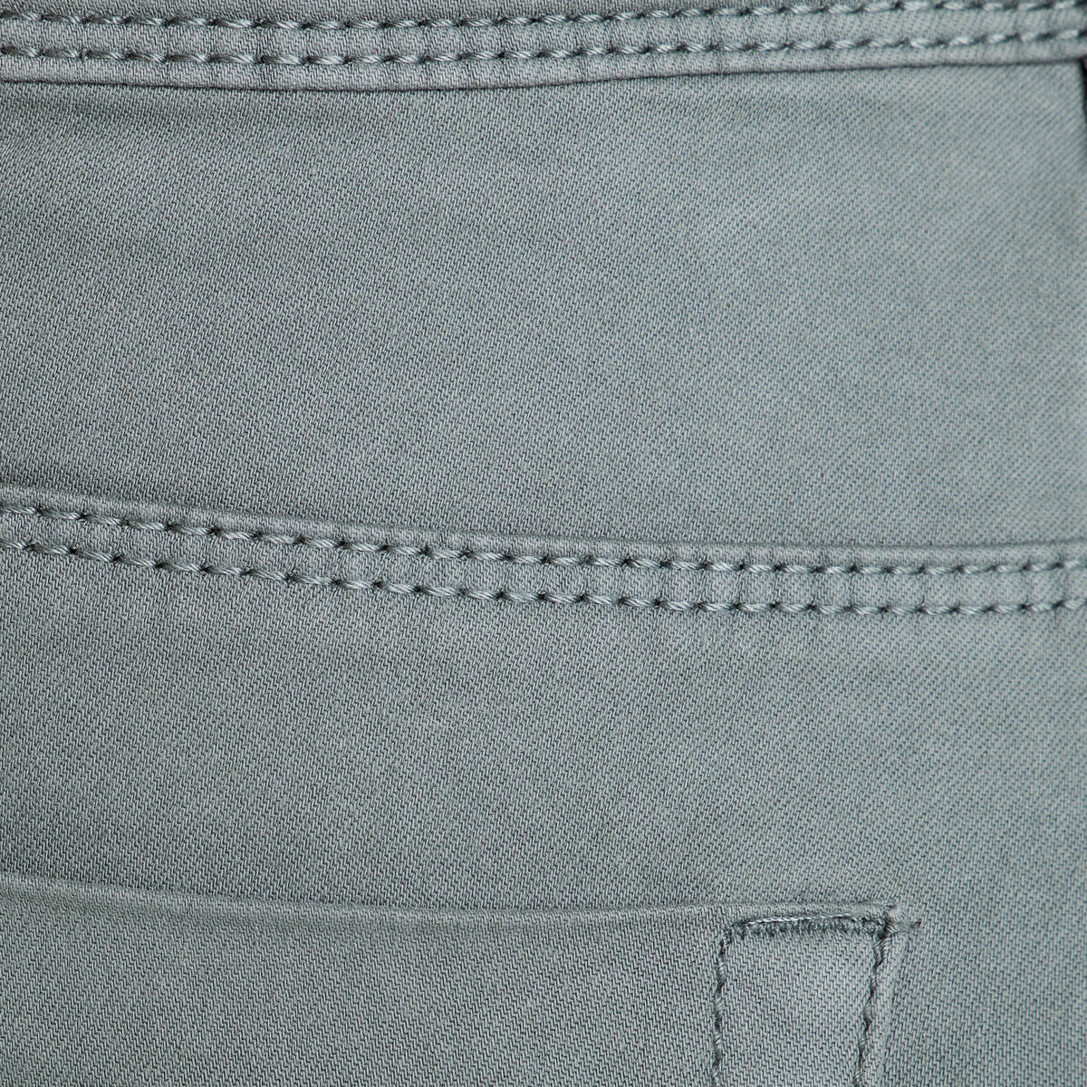Jeans slim 5 poches vert foncé femme
