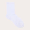 Chaussettes fils m&eacute;tallis&eacute;s couleur argent femme