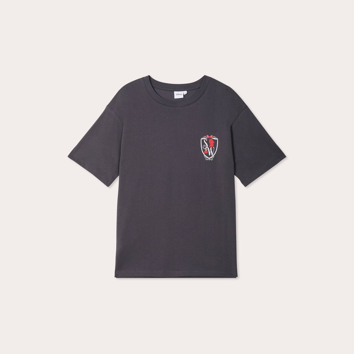 T-shirt manches courtes Disney gris foncé femme