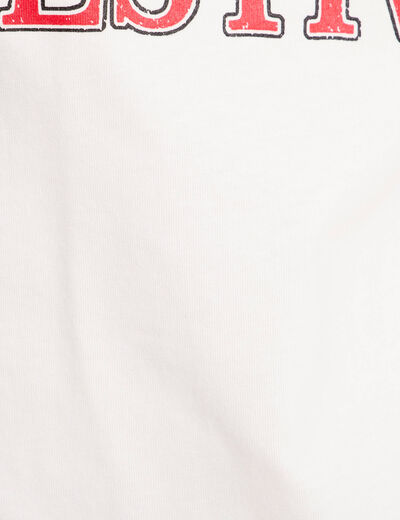 T-shirt manches courtes ecru femme