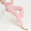 Jeans large rose clair femme
