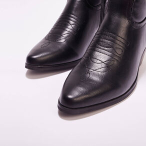 Bottes esprit western noir femme