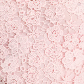 Débardeur cropped dentelle rose clair femme