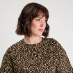 T-shirt manches courtes beige femme