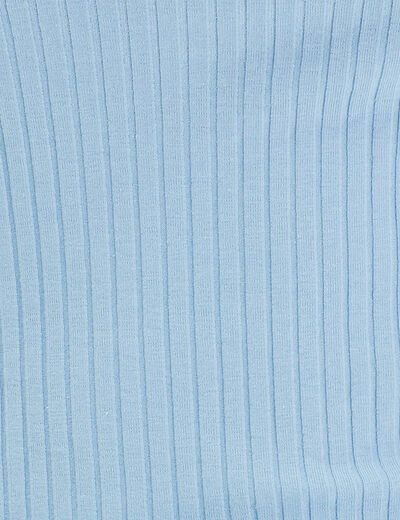 Débardeur bretelles larges bleu turquoise femme