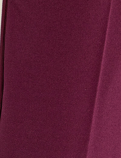 Pantalon large style jogging prune femme
