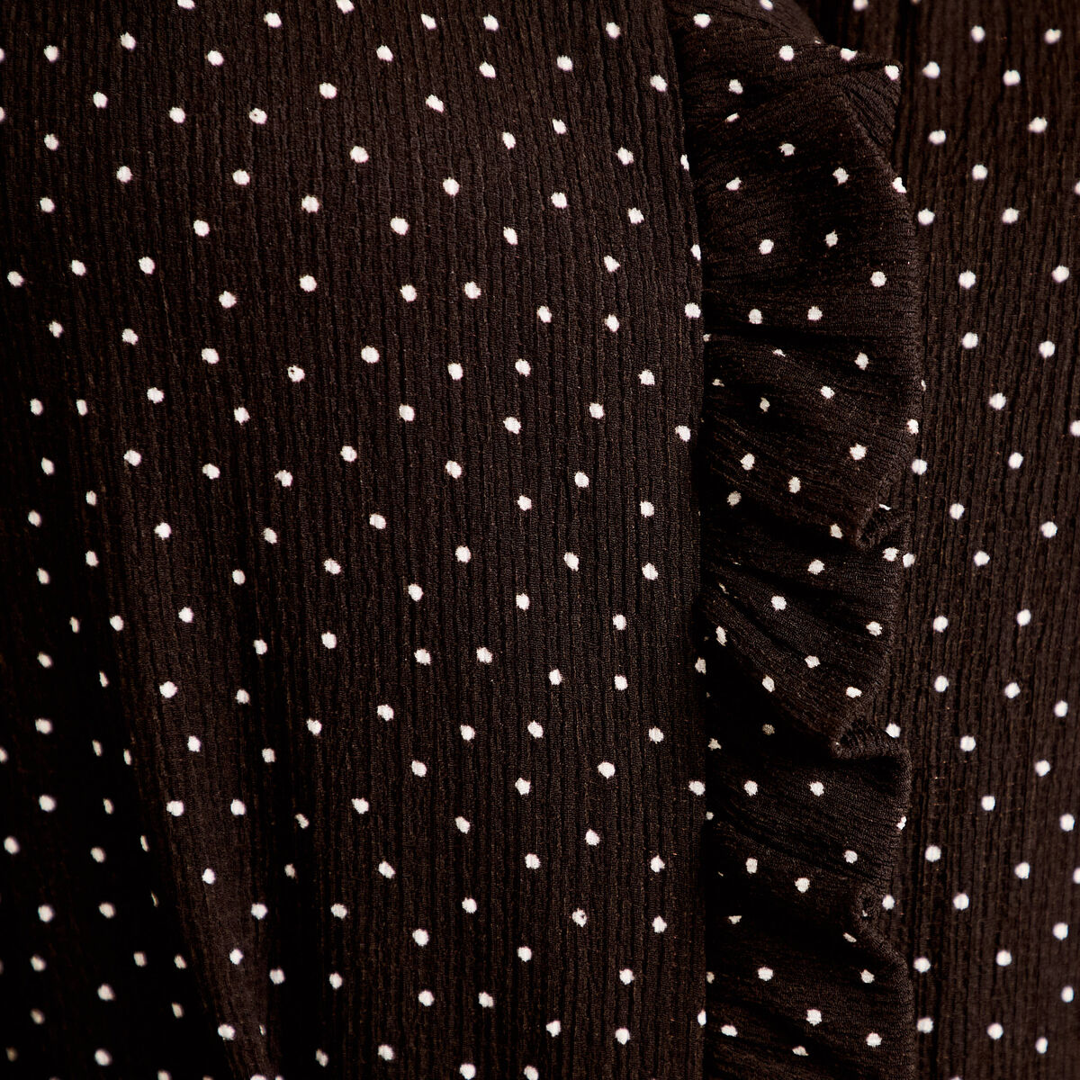 Blouse manches longues marron femme