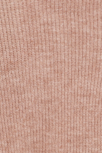 Robe pull col camionneur taupe femme