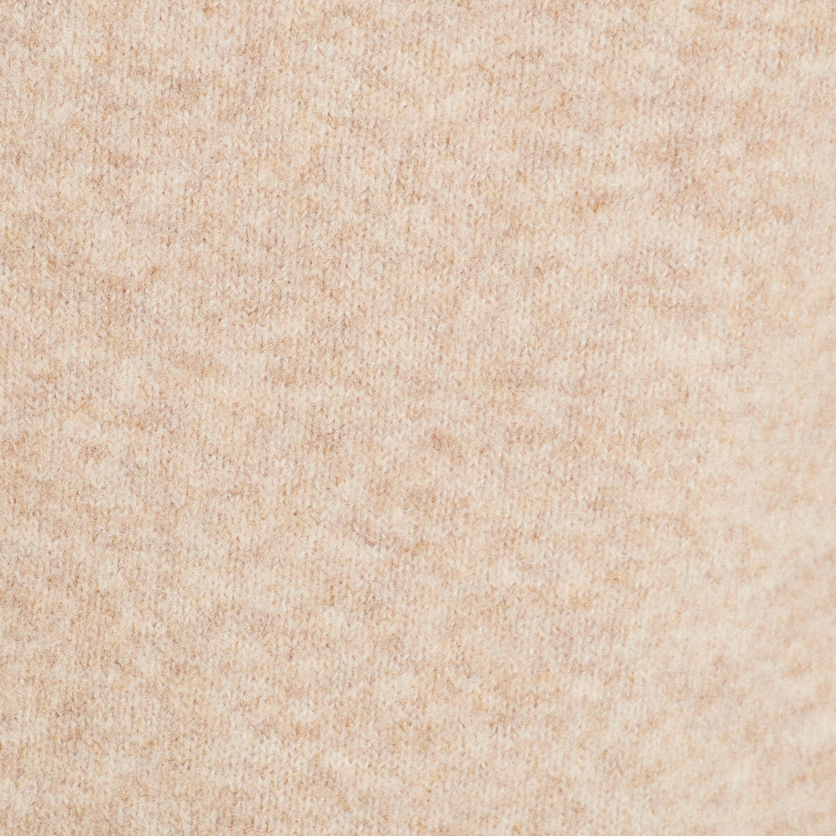 Pull avec col roulé beige femme