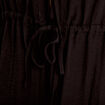 Robe évasée avec noeuds noir femme
