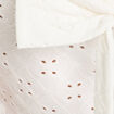 T-shirt broderie anglaise ecru femme