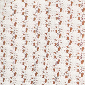 Débardeur effet crochet ecru femme