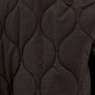 Veste matelassée courte noir femme