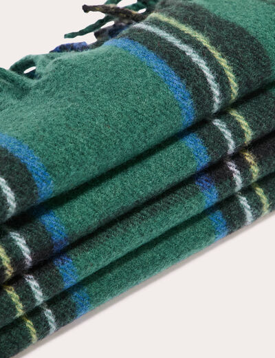 Plaid vert canard femme