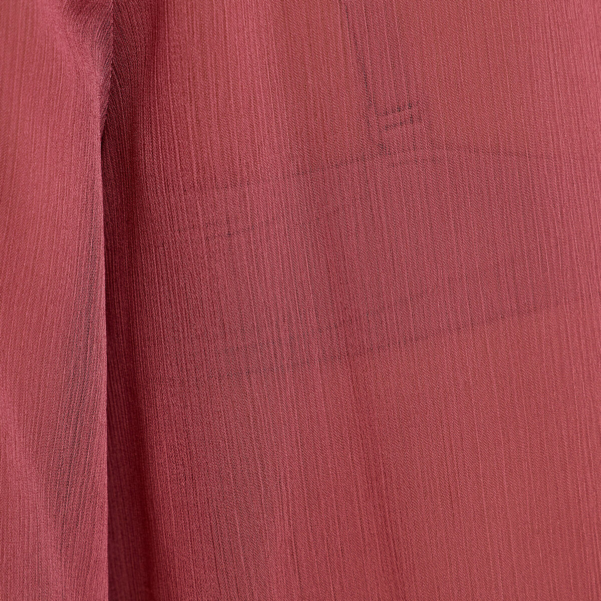 Blouse col V manches longues vieux rose femme