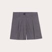Short city droit gris femme