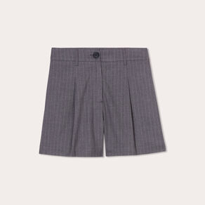 short city droit gris femme Short city droit gris femme