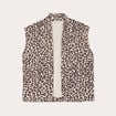 Gilet sans manches matelassé blanc femme