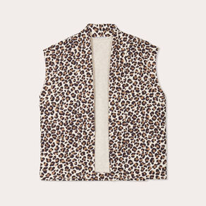 Gilet sans manches matelassé blanc femme