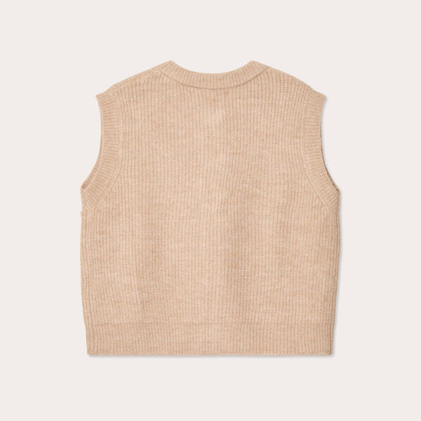 gilet sans manches beige femme Gilet sans manches beige femme