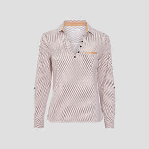 Blouse manches longues blanc femme
