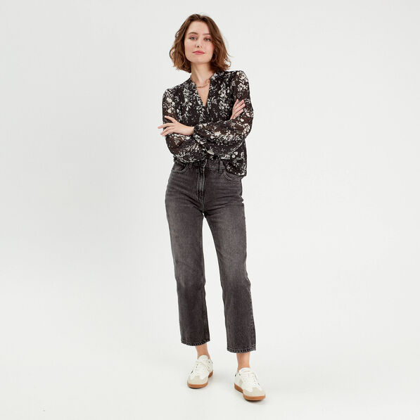 blouse manches longues noir femme Blouse manches longues noir femme
