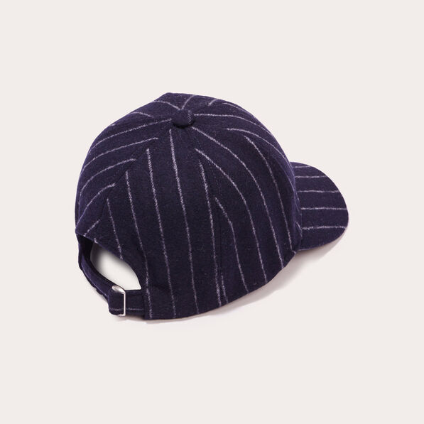 Casquette feutrine bleu marine femme