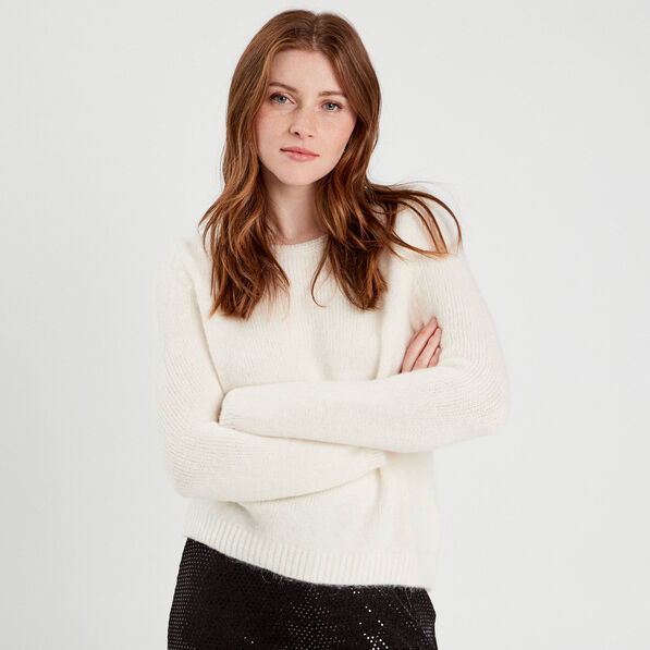 pull manches longues ecru femme Pull manches longues ecru femme