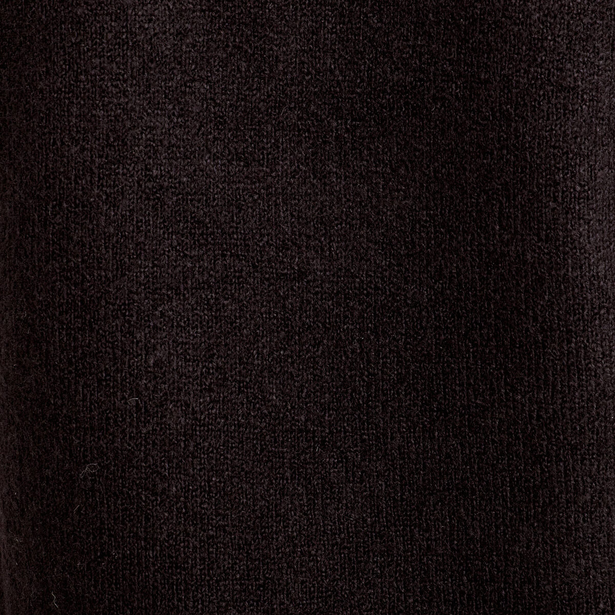 Robe pull droite 2-en-1 noir femme