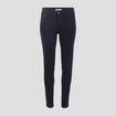 Jeans slim 5 poches bleu marine femme