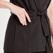 Veste blazer sans manches noir femme