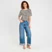 T-shirt manches courtes blanc femme