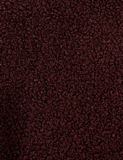 Gilet sans manches effet polaire marron fonc&eacute; femme