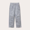 Pantalon ballon large bleu gris femme