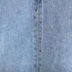 Robe courte &eacute;vas&eacute;e en jean sans manches denim bleach femme